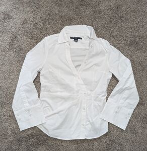 White Button Up Shirt size Small